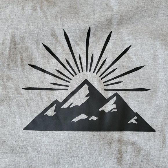 Mountain Sunset Print Hoodie - Picture 2 of 7